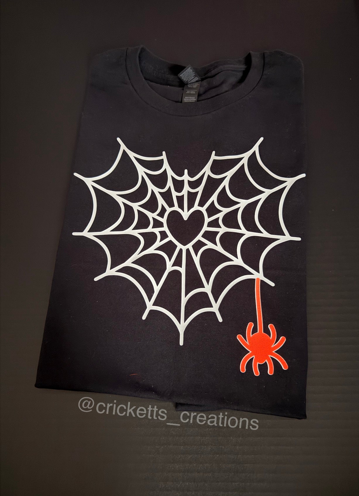 🕸️ Heart of the Web Glow Shirt