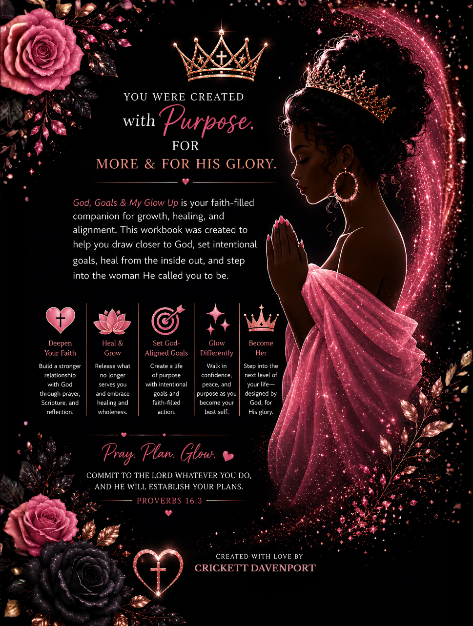 God, Goals, & My Glow Up Workbook