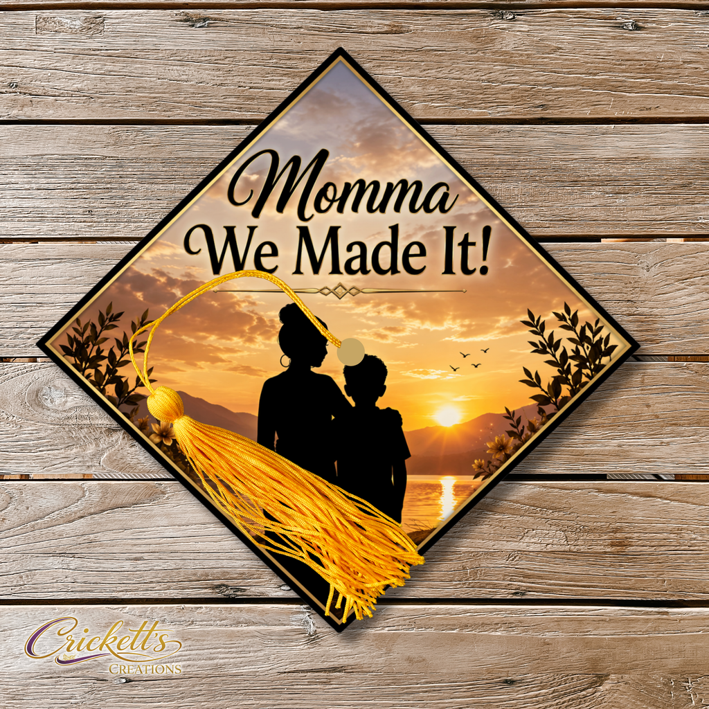 Custom Sublimated Graduation Cap Topper