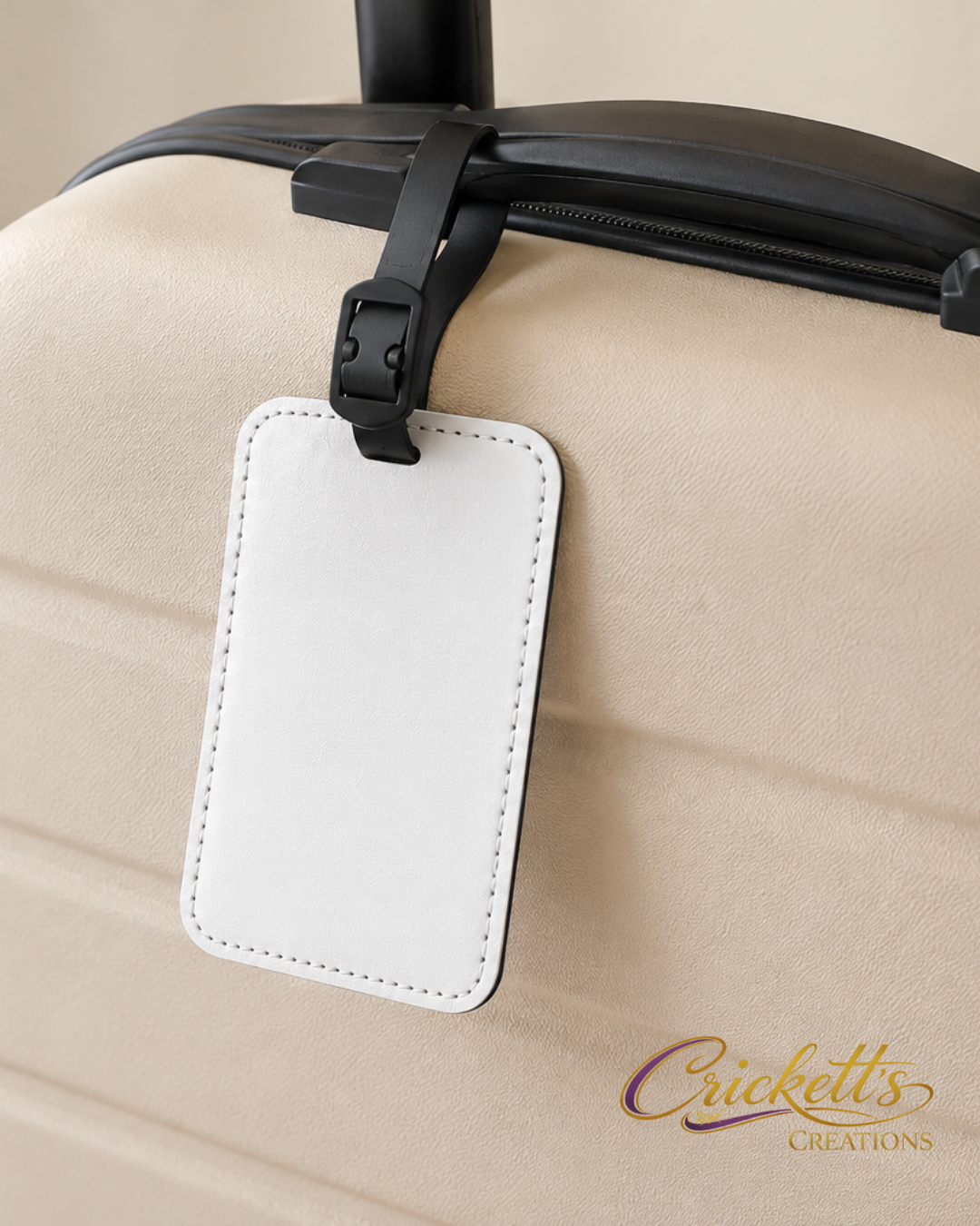 Custom Travel Tag with Contact Card