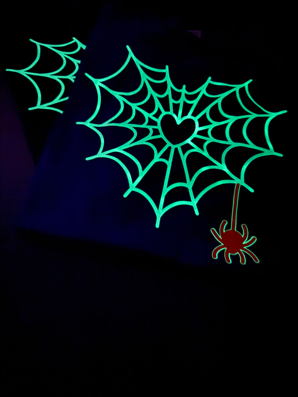 🕸️ Heart of the Web Glow Shirt