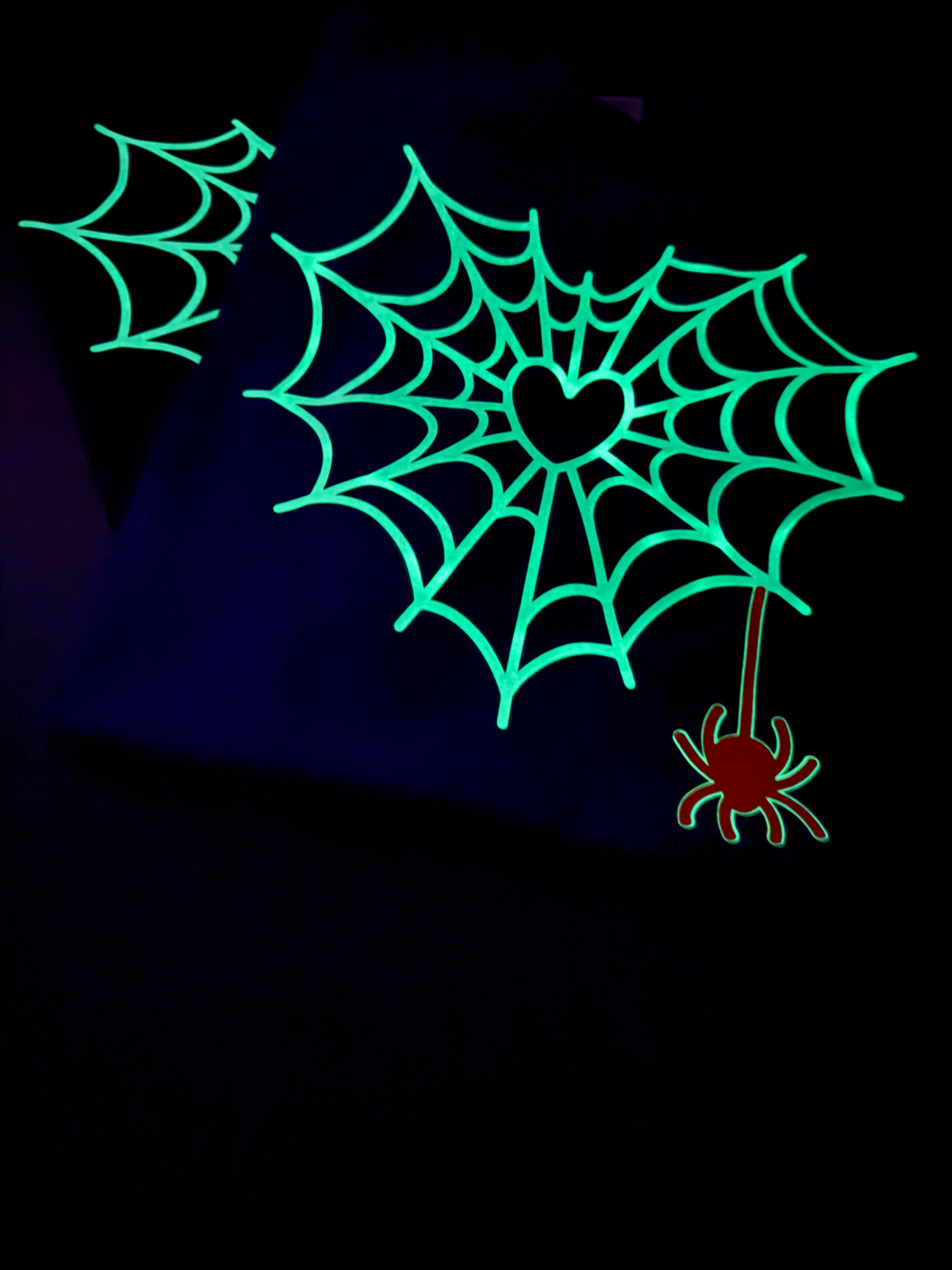 🕸️ Heart of the Web Glow Shirt