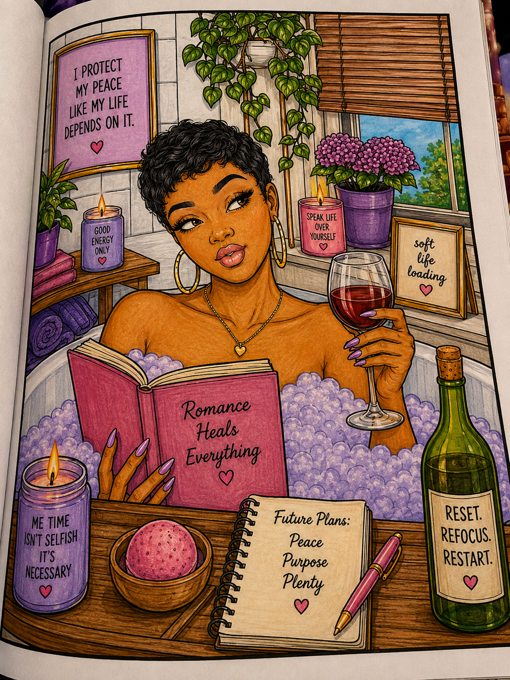 Petty, But Healing: Volume 2 Coloring Book