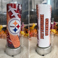 Mockup Stock: NFL-Inspired Pittsburgh Steelers Skinny Tumbler – 20oz Straight