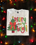 Merry & Bright Christmas Tree Shirt