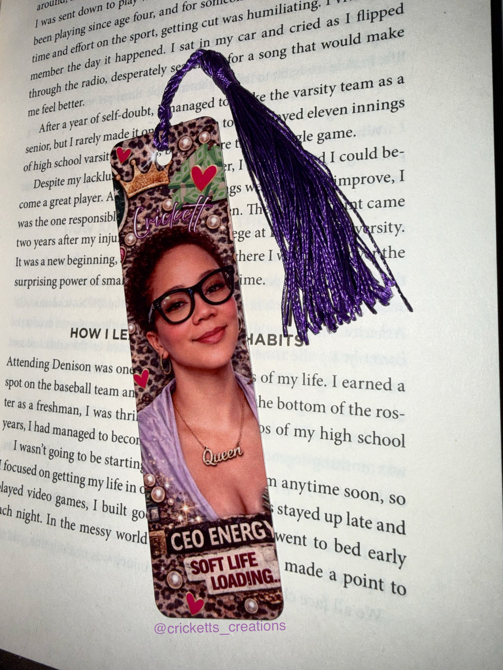 Custom Photo Bookmarks