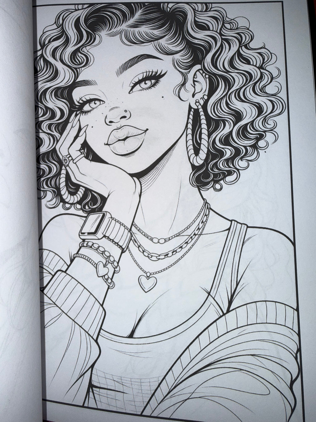Hey, Girl, Hey!: Vol. 1: Face Card Never Declining Coloring Book