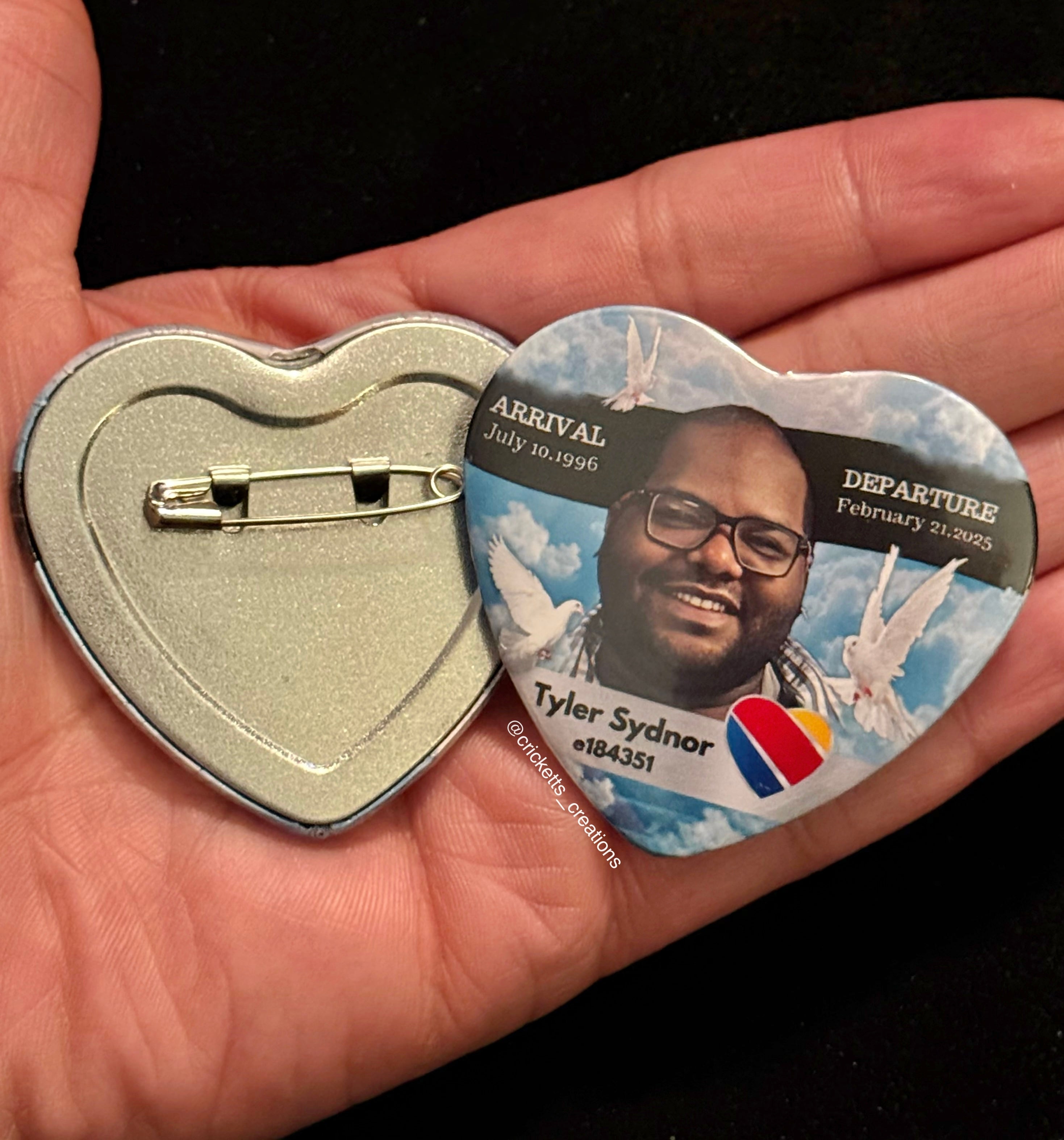 Custom 2-Inch Photo & Text Buttons — For Any Occasion