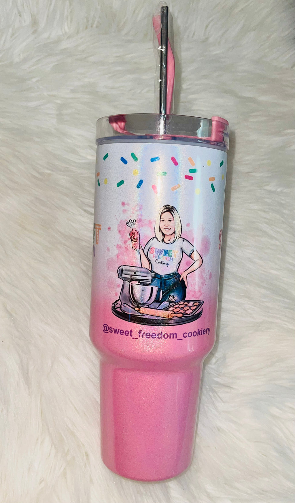 Custom 40oz Photo Tumbler