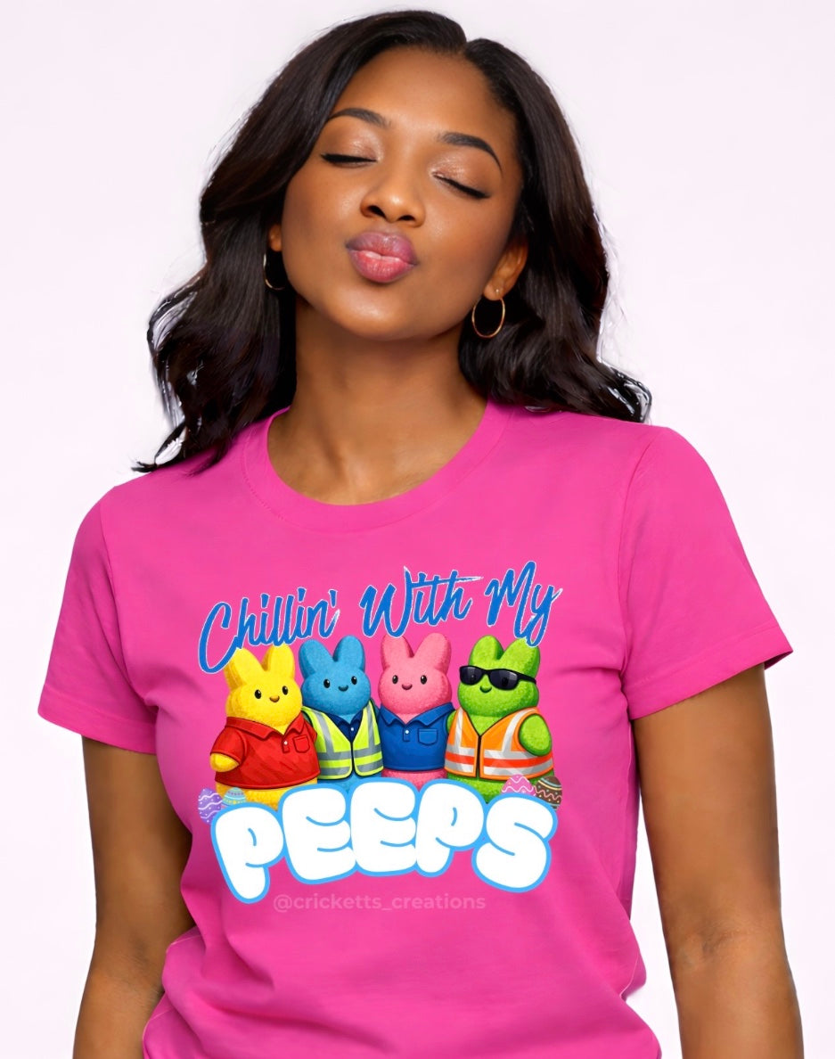 Chillin’ With My Peeps Shirt – Ground Ops Edition 🐣✈️
