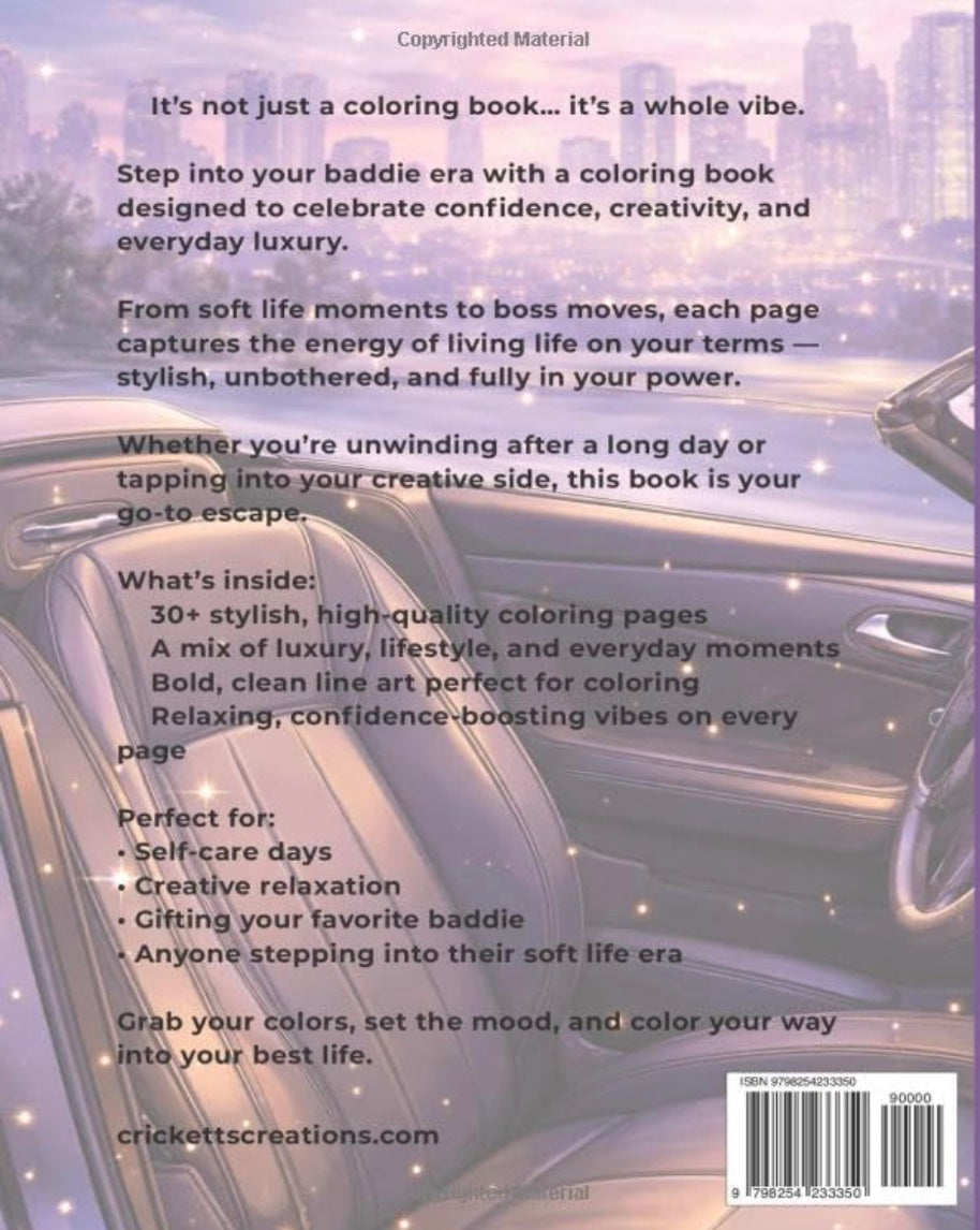 Baddie Lifestyle: A Coloring Book