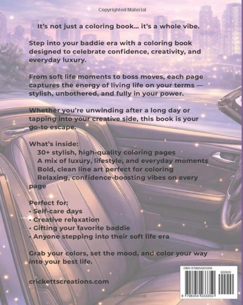 Baddie Lifestyle: A Coloring Book