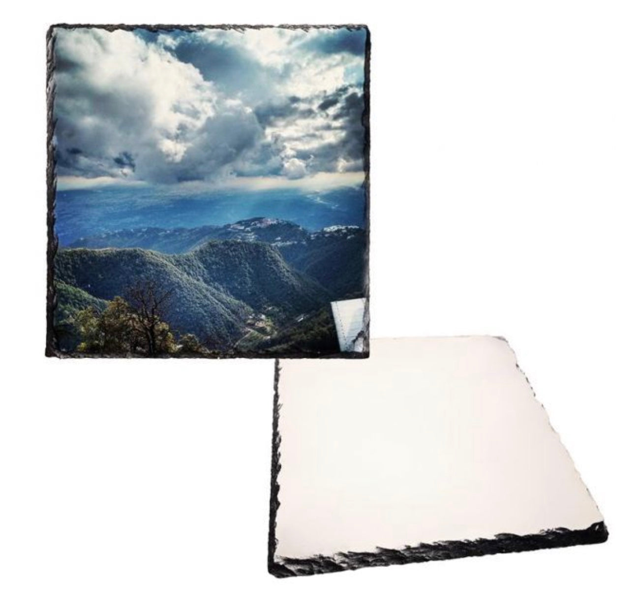 Custom Square Photo Rock Slate