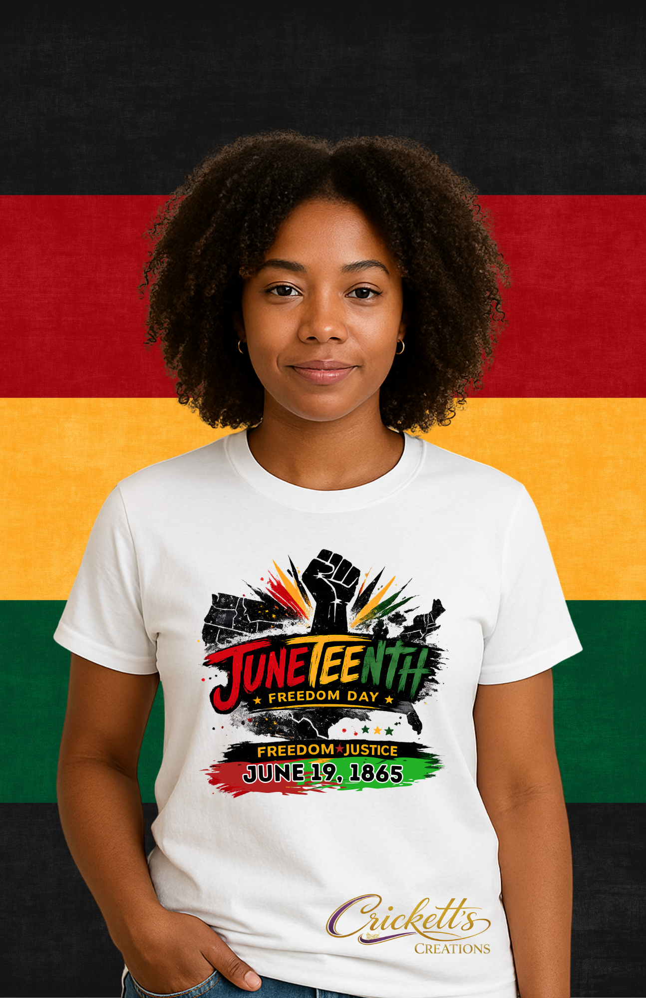 Juneteenth Freedom Day Map Shirt