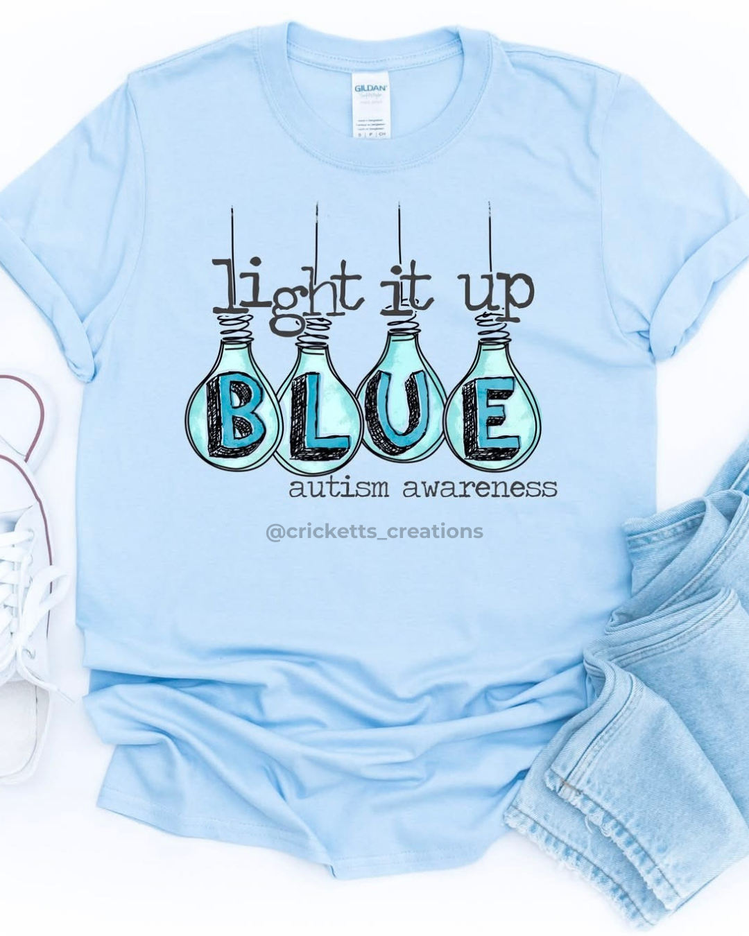 Light It Up Blue Autism Awareness Shirt