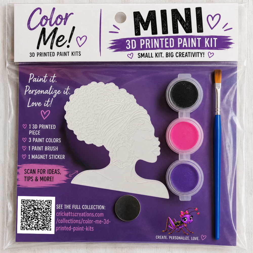 COLOR ME! 3D Printed Mini Paint Kit