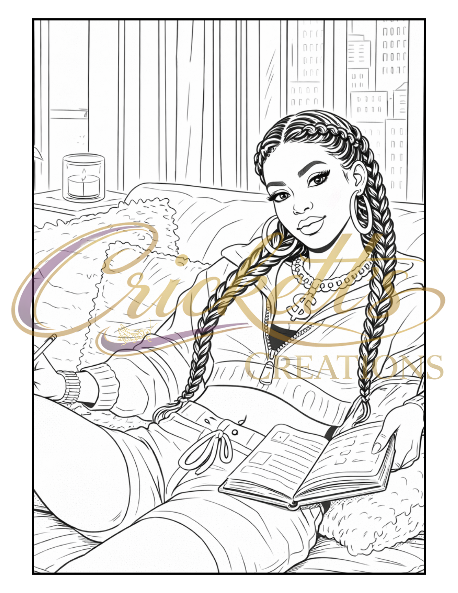 Baddie Lifestyle: A Coloring Book
