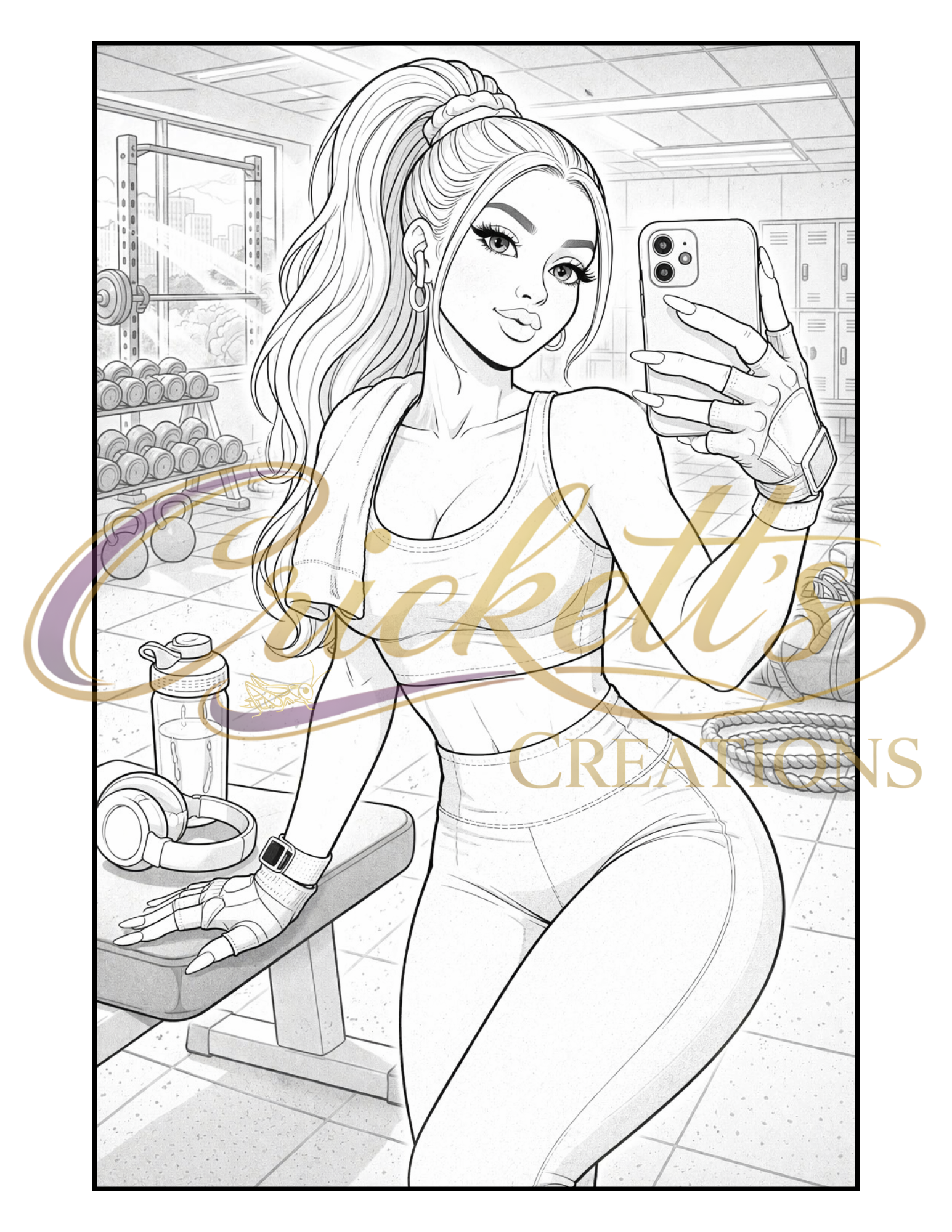 Baddie Lifestyle: A Coloring Book