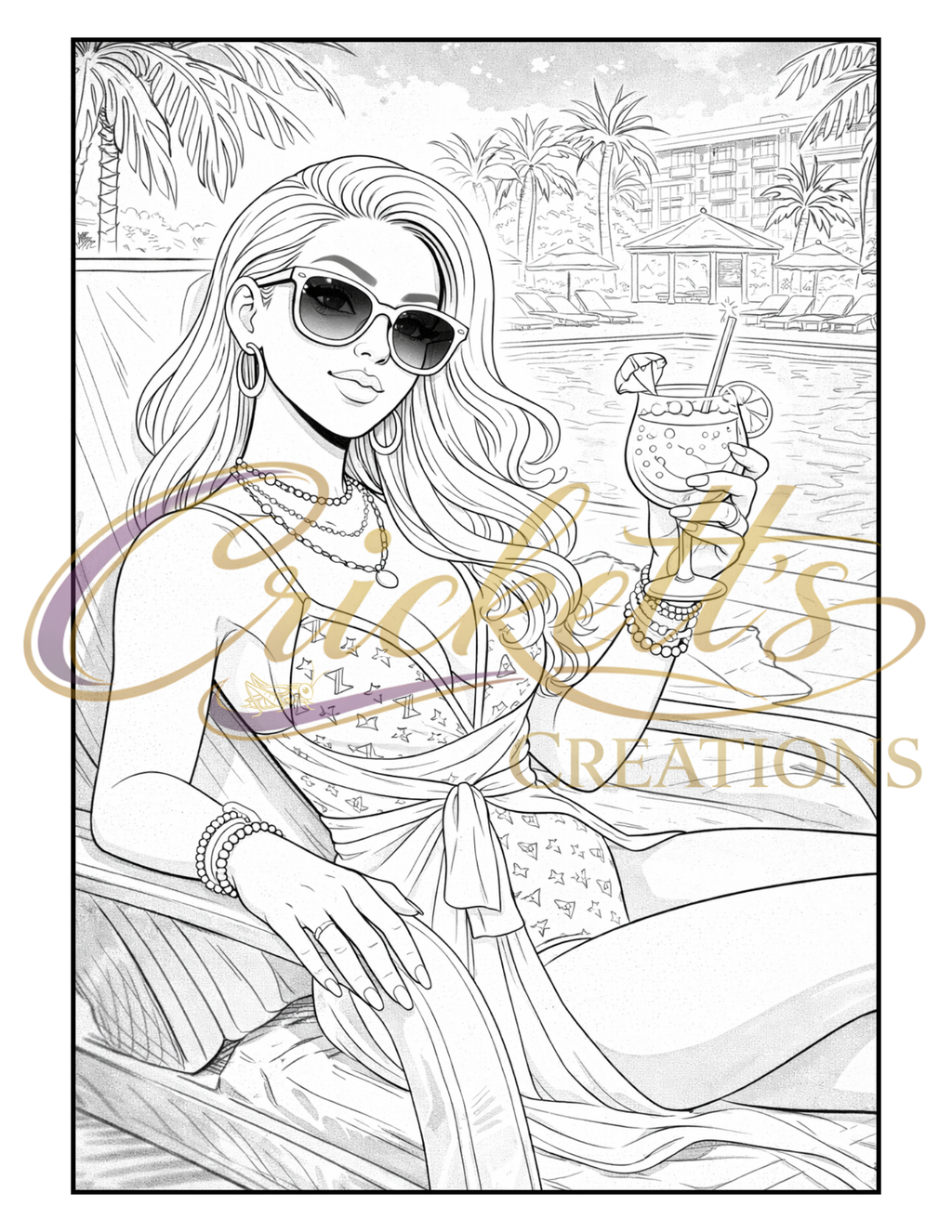 Baddie Lifestyle: A Coloring Book