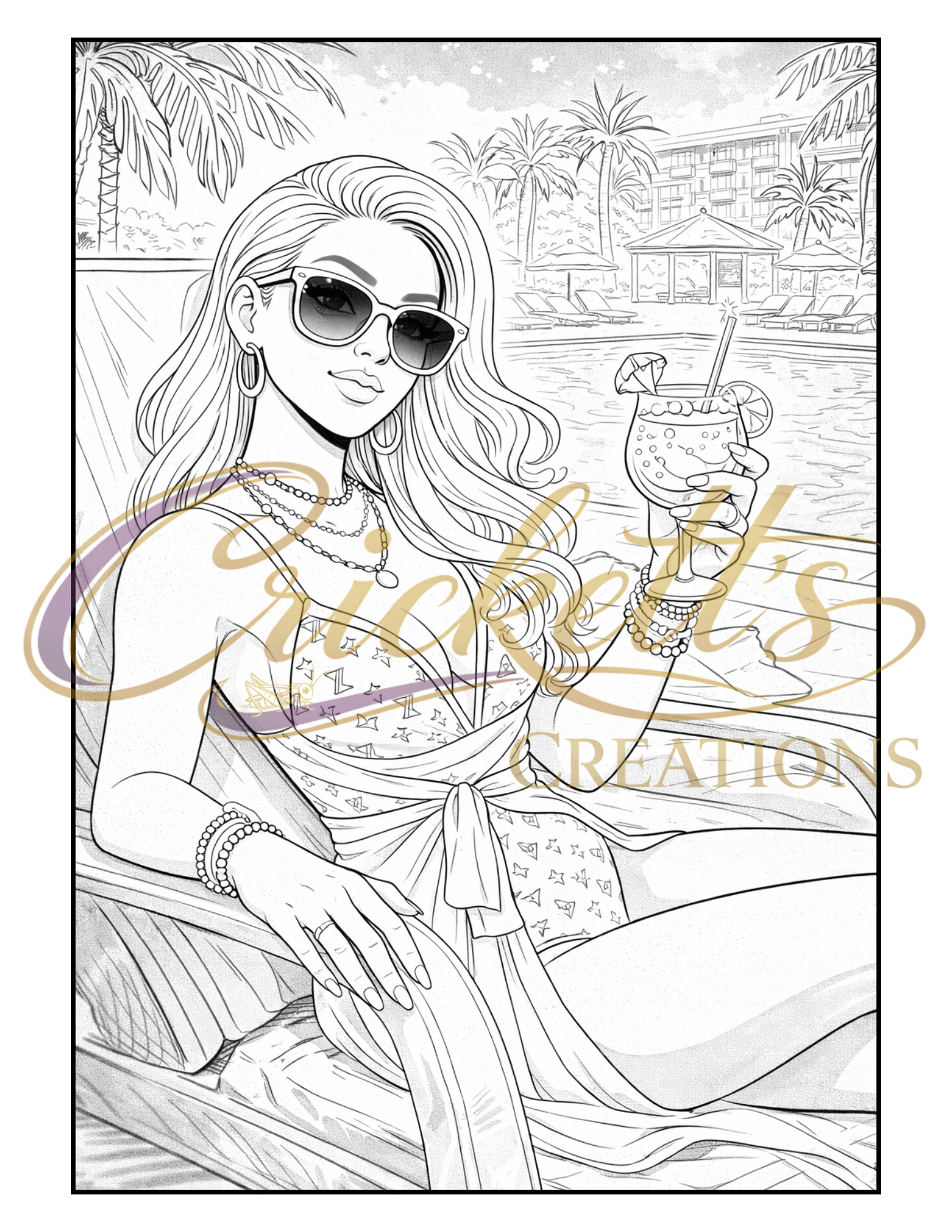 Baddie Lifestyle: A Coloring Book