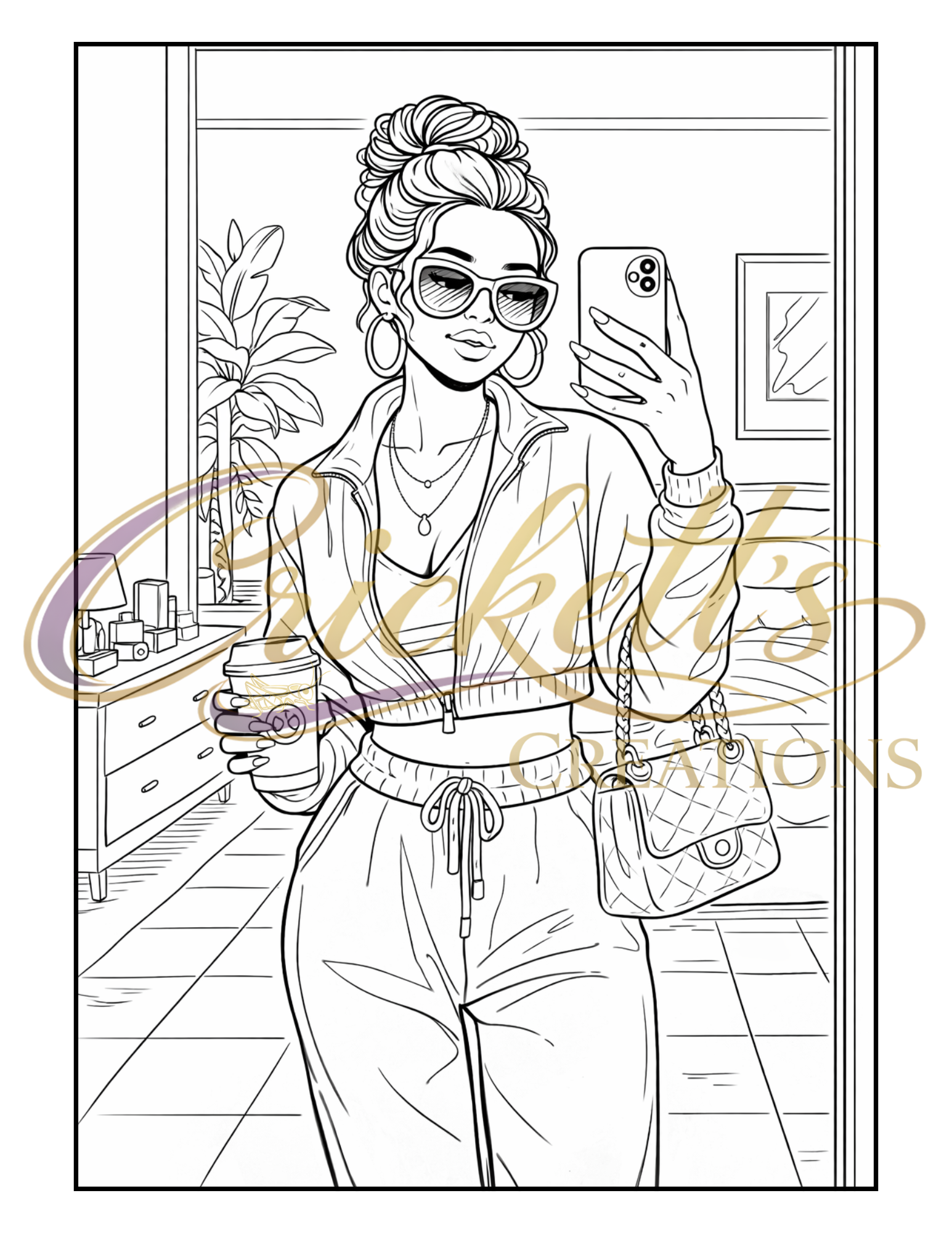 Baddie Lifestyle: A Coloring Book