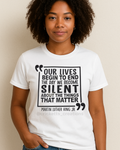 MLK “Silent About the Things That Matter” Shirt
