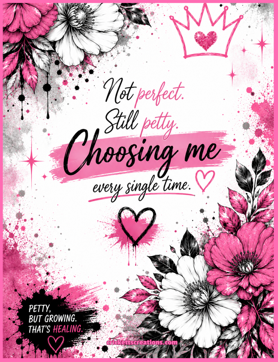 Petty, But Healing: Volume 2 Coloring Book