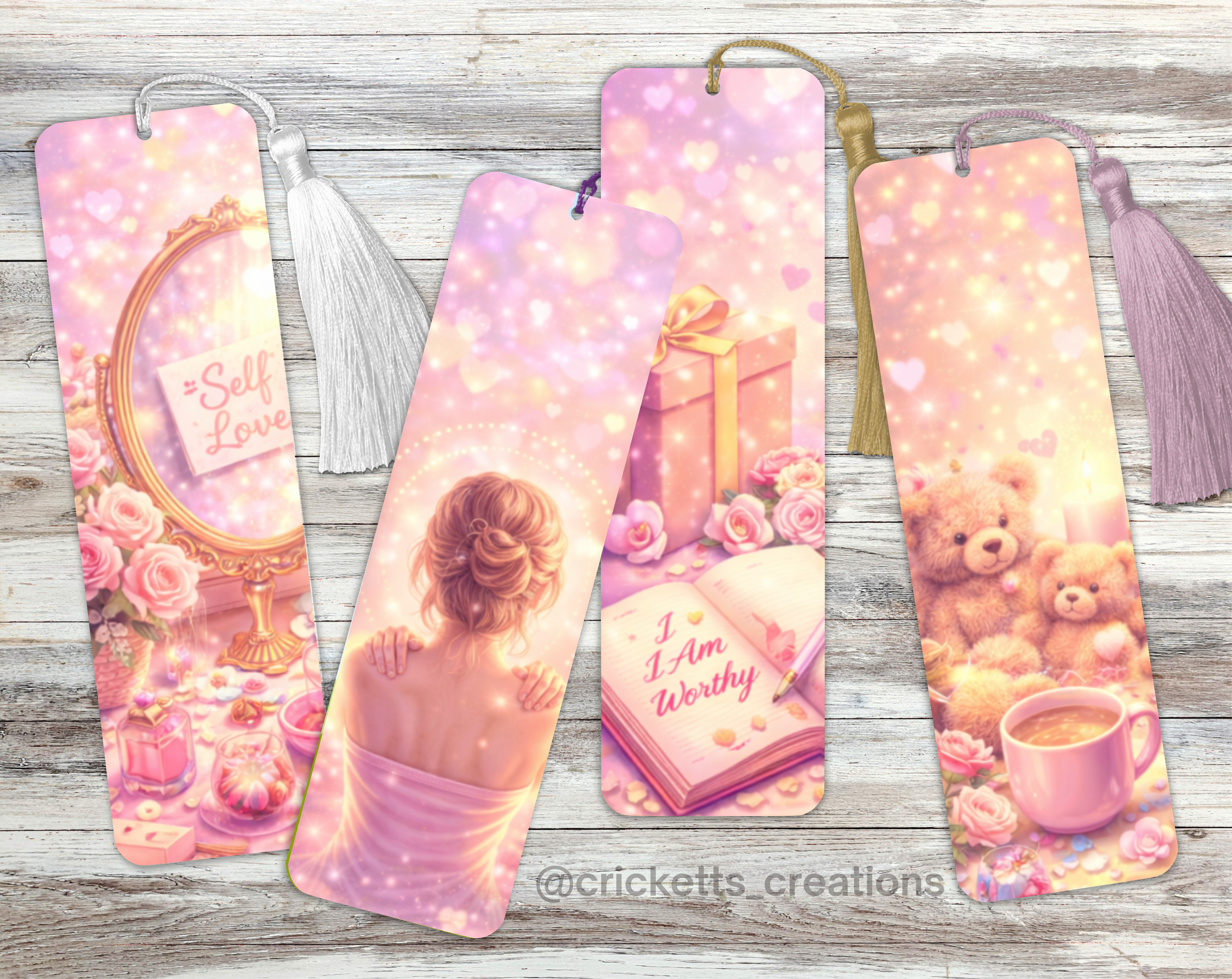 Soft Girl / Self-Care Bookmarks