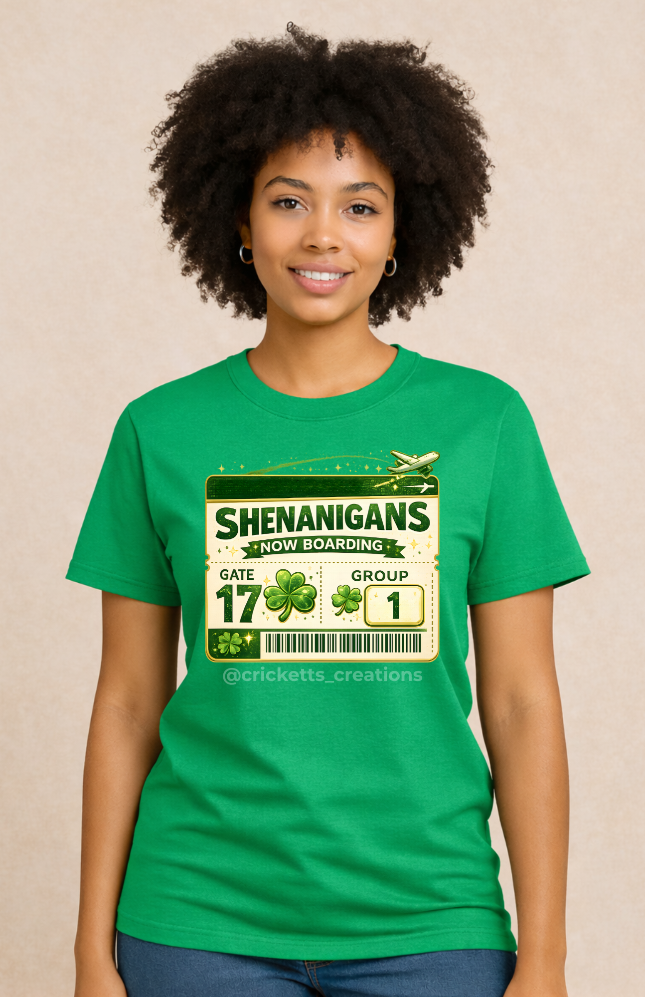 Shenanigans Now Boarding – St. Patrick’s Day Airline Shirt