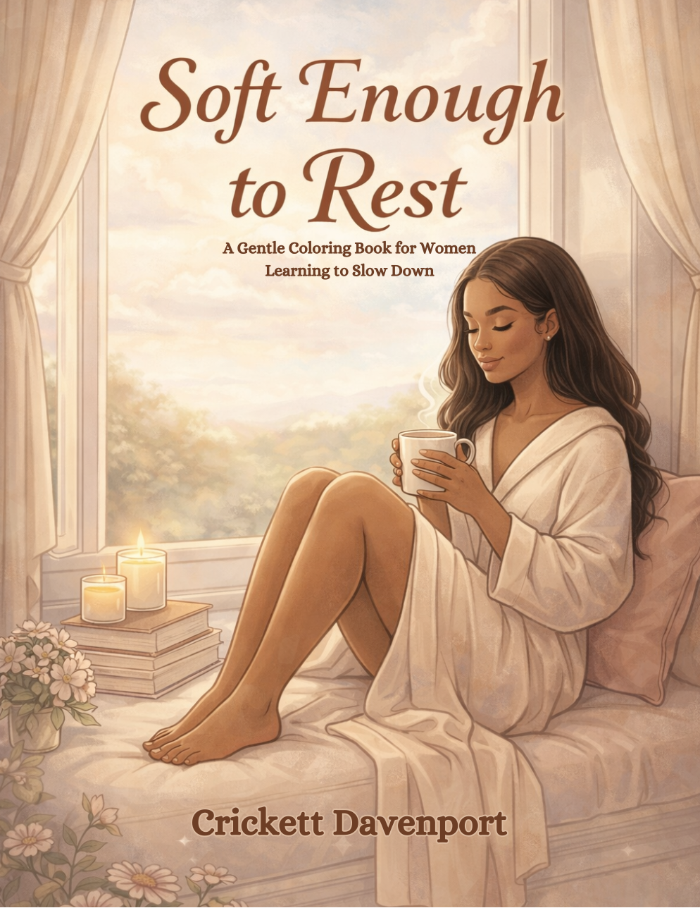 Soft Enough to Rest: A Gentle Coloring Book for Women Learning to Slow Down
