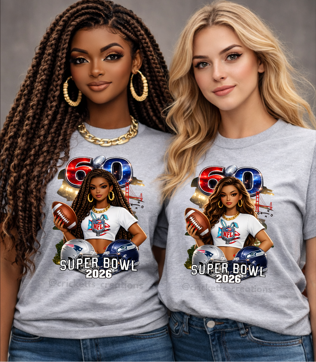 Super Bowl 2026 Baddie Shirt
