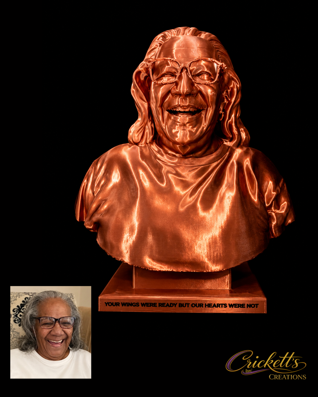 Custom Memorial & Keepsake Bust Statue