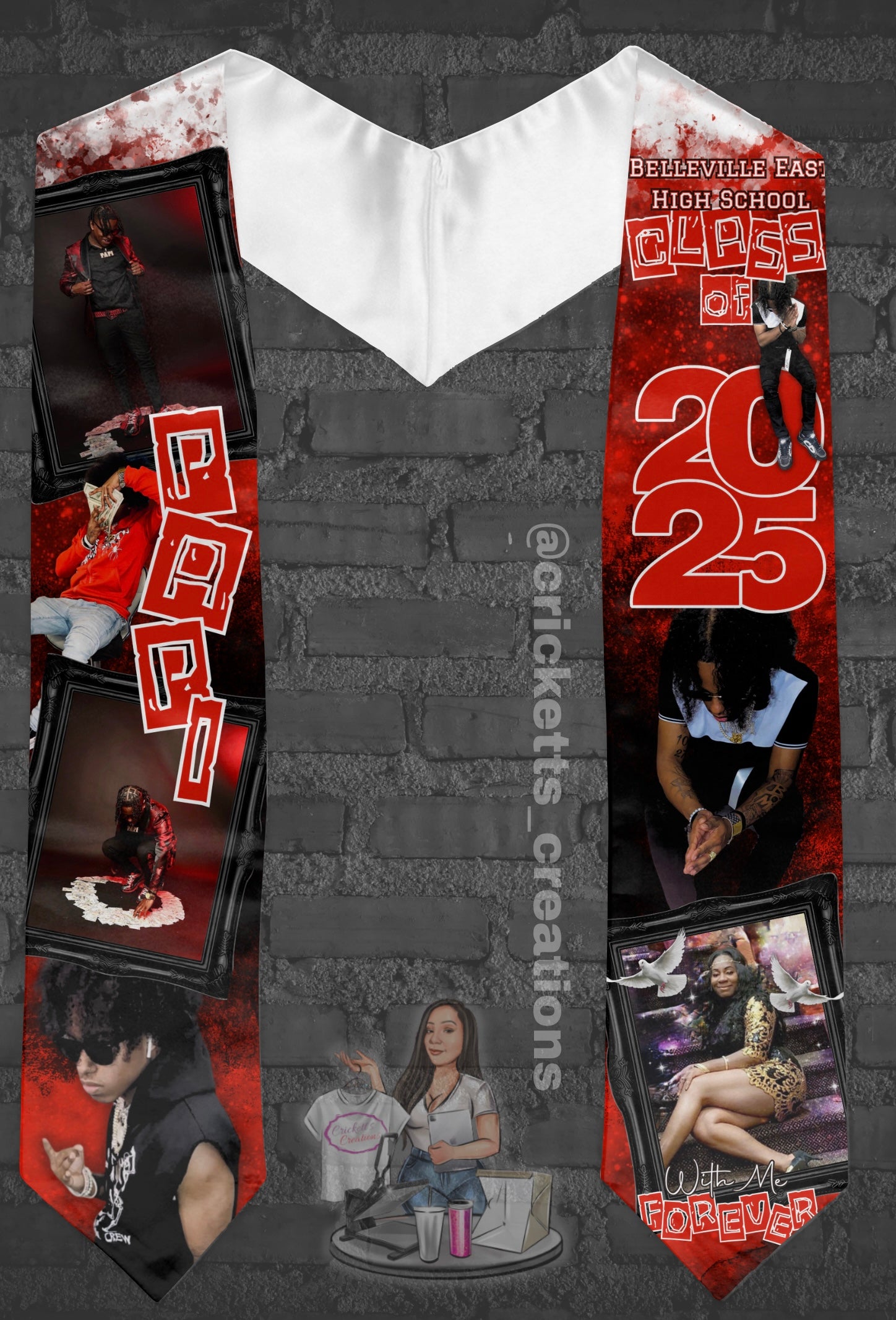 Custom Graduation Stole
