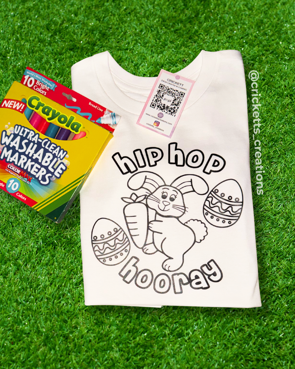 “Hip Hop Hooray” Coloring Shirt