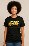 618 Gold Statement Shirt — Metro East Pride Edition