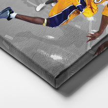 Load image into Gallery viewer, Kobe Bryant Lakers Dunking Canvas Wall Art Decor - NBA Slam Dunk Poster
