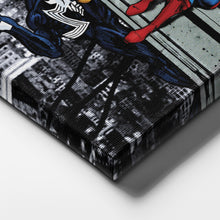 Load image into Gallery viewer, Superheroes Skyscraper Canvas – Marvel &amp; DC Wall Art for Kids
