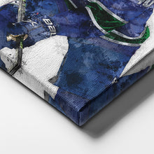 Load image into Gallery viewer, Elias Pettersson Canvas Art – Vancouver Canucks Wall Decor
