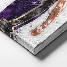Load image into Gallery viewer, LeBron James &amp; Anthony Davis Canvas Art – Los Angeles Lakers Wall Decor
