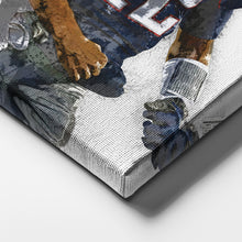 Load image into Gallery viewer, Tom Brady Canvas Art – New England Patriots Wall Decor
