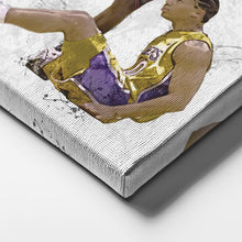 Load image into Gallery viewer, Allen Iverson Step Over Canvas Wall Art – NBA Legend for Man Cave
