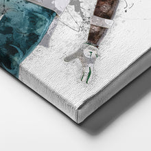 Load image into Gallery viewer, A.J. Brown &amp; DeVonta Smith Canvas Art – Philadelphia Eagles Wall Decor
