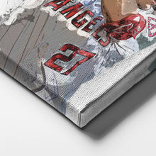 Load image into Gallery viewer, Mike Trout Canvas Art – Los Angeles Angels Wall Decor
