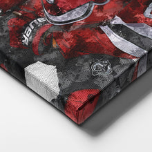 Load image into Gallery viewer, Jack Hughes Canvas Art – New Jersey Devils Wall Decor
