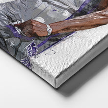 Load image into Gallery viewer, De&#39;Aaron Fox Canvas Art – Sacramento Kings Wall Decor
