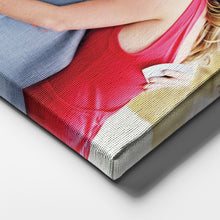 Load image into Gallery viewer, David Bowie &amp; Kate Moss Canvas – Music &amp; Fashion Wall Art
