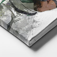 Load image into Gallery viewer, Garrett Wilson Canvas Art – New York Jets Wall Decor
