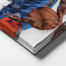 Load image into Gallery viewer, Shai Gilgeous-Alexander Canvas Art – Thunder SGA Wall Decor

