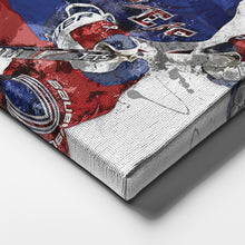 Load image into Gallery viewer, Mika Zibanejad Canvas Art – New York Rangers Wall Decor
