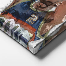 Load image into Gallery viewer, Alex English Canvas Art – Denver Nuggets Wall Decor
